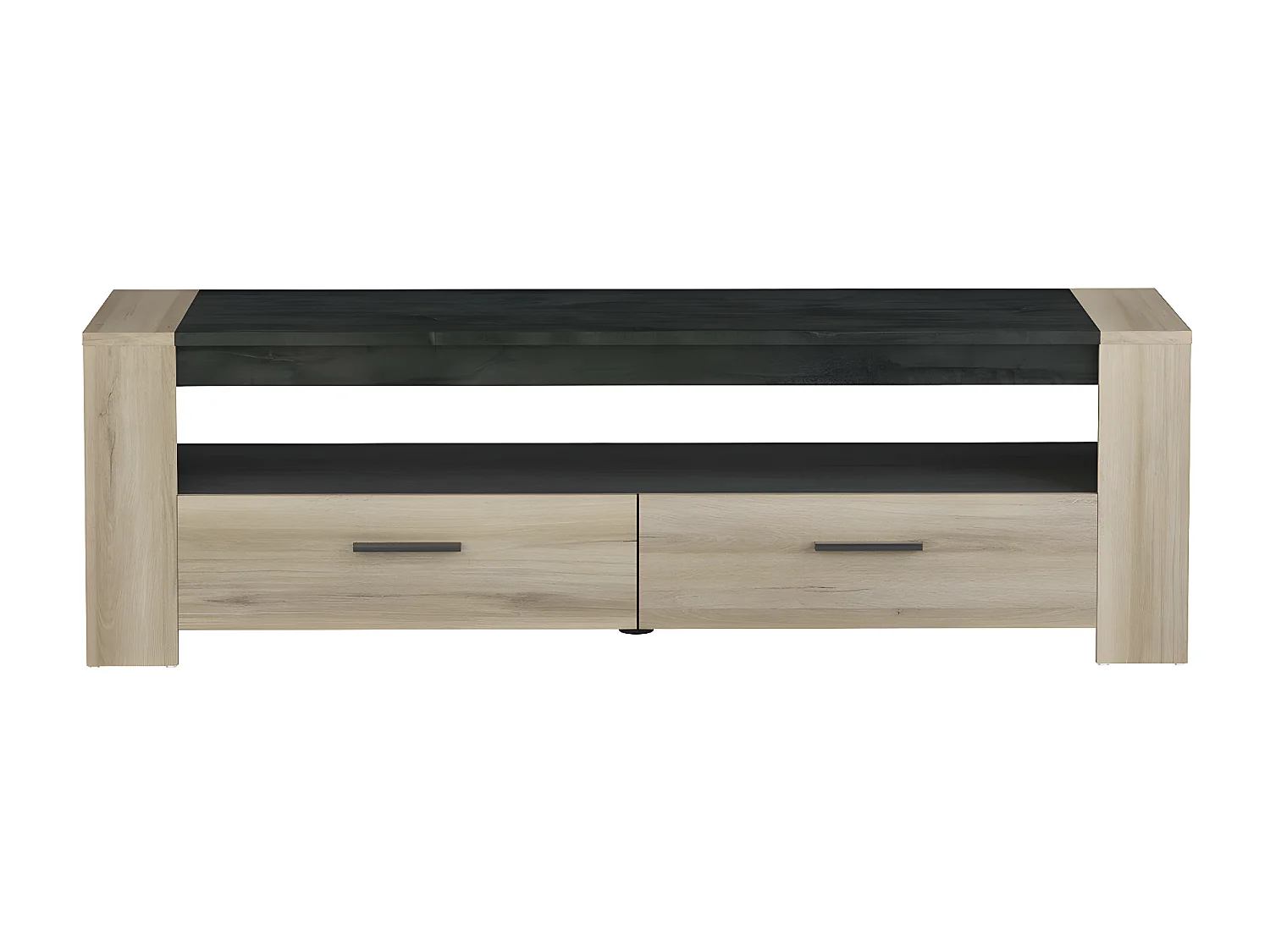 TV-Möbel mit 2 Schubladen und 1 breiten Nische L151,7 cm - Sheffield