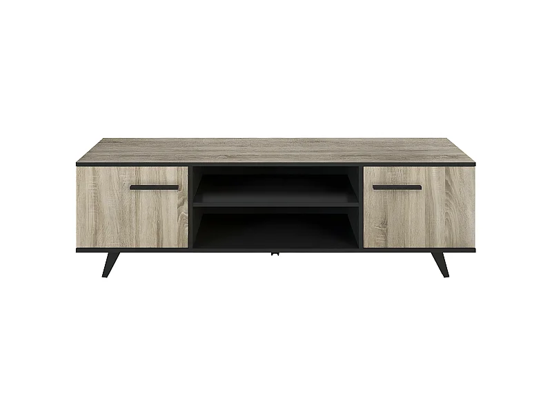 TV-Möbel mit 2 Türen und 2 Nischen L151,4 cm - Wayne