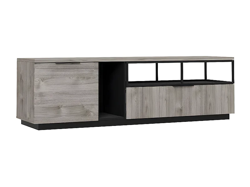 Meuble TV Hifi 1 porte 1 tiroir Snapp - Fabrication Française