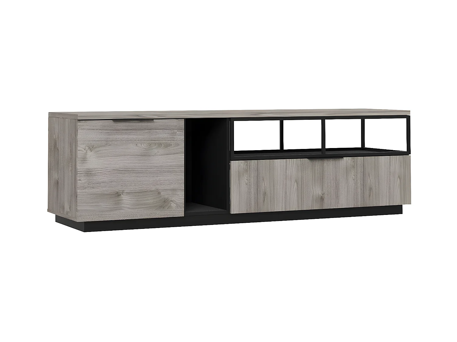 Meuble TV Hifi 1 porte 1 tiroir Snapp - Fabrication Française