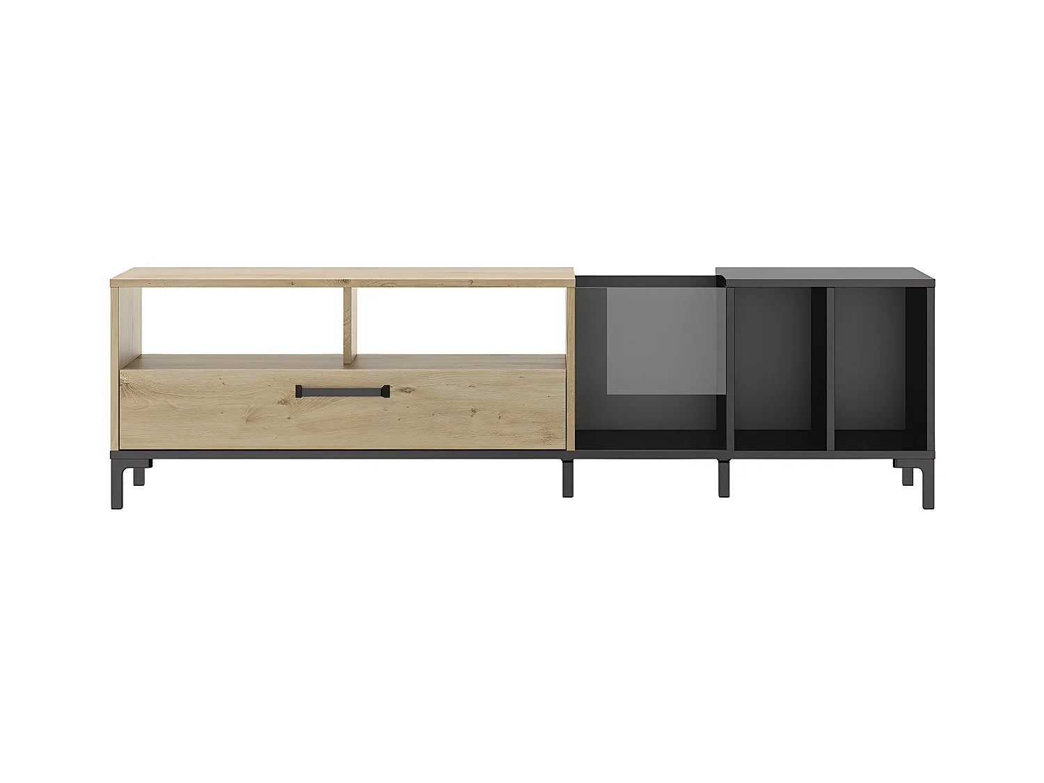 Meuble TV ARGUIN avec rangements L190 cm - Fabrication Française