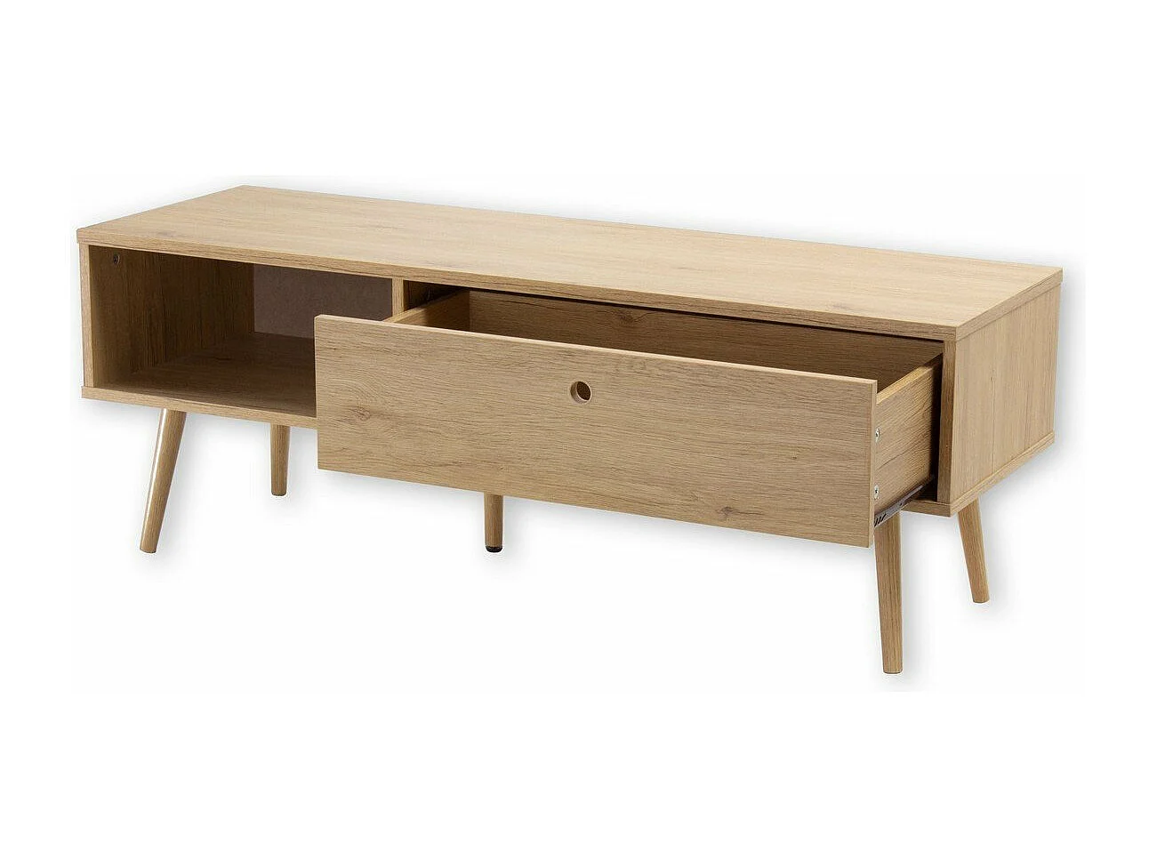 Meuble TV 1 tiroir 1 Niche L120 cm - Osaka