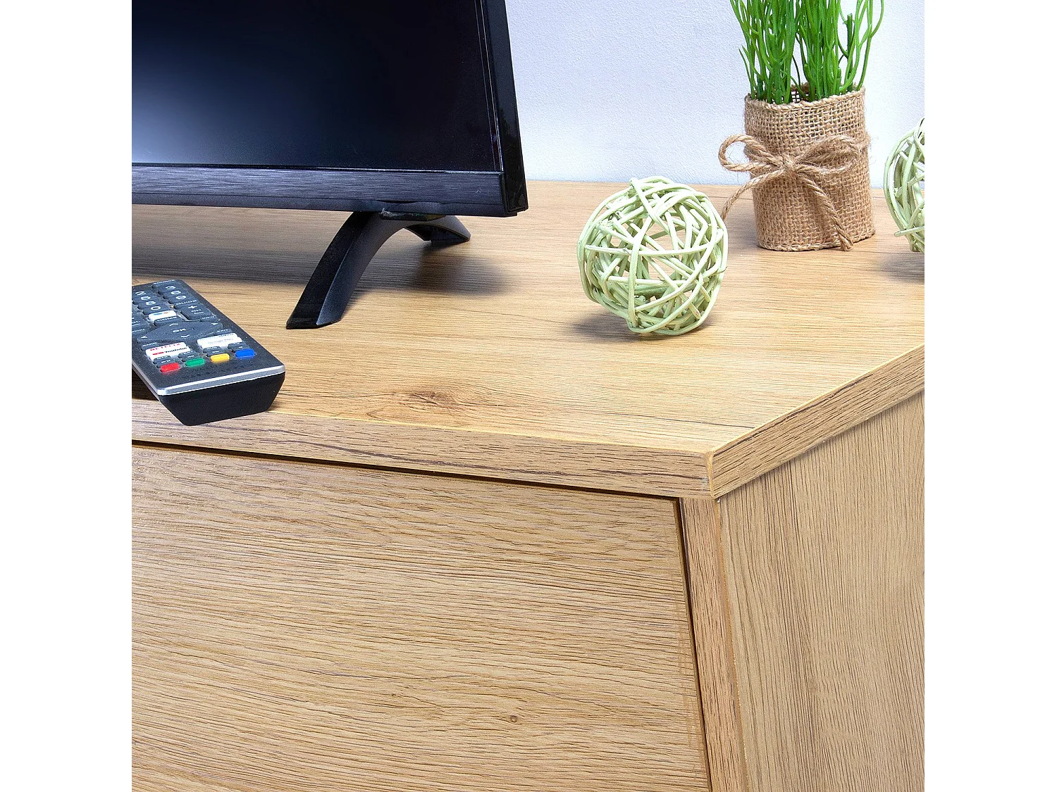 Meuble TV 1 tiroir 1 Niche L120 cm - Osaka