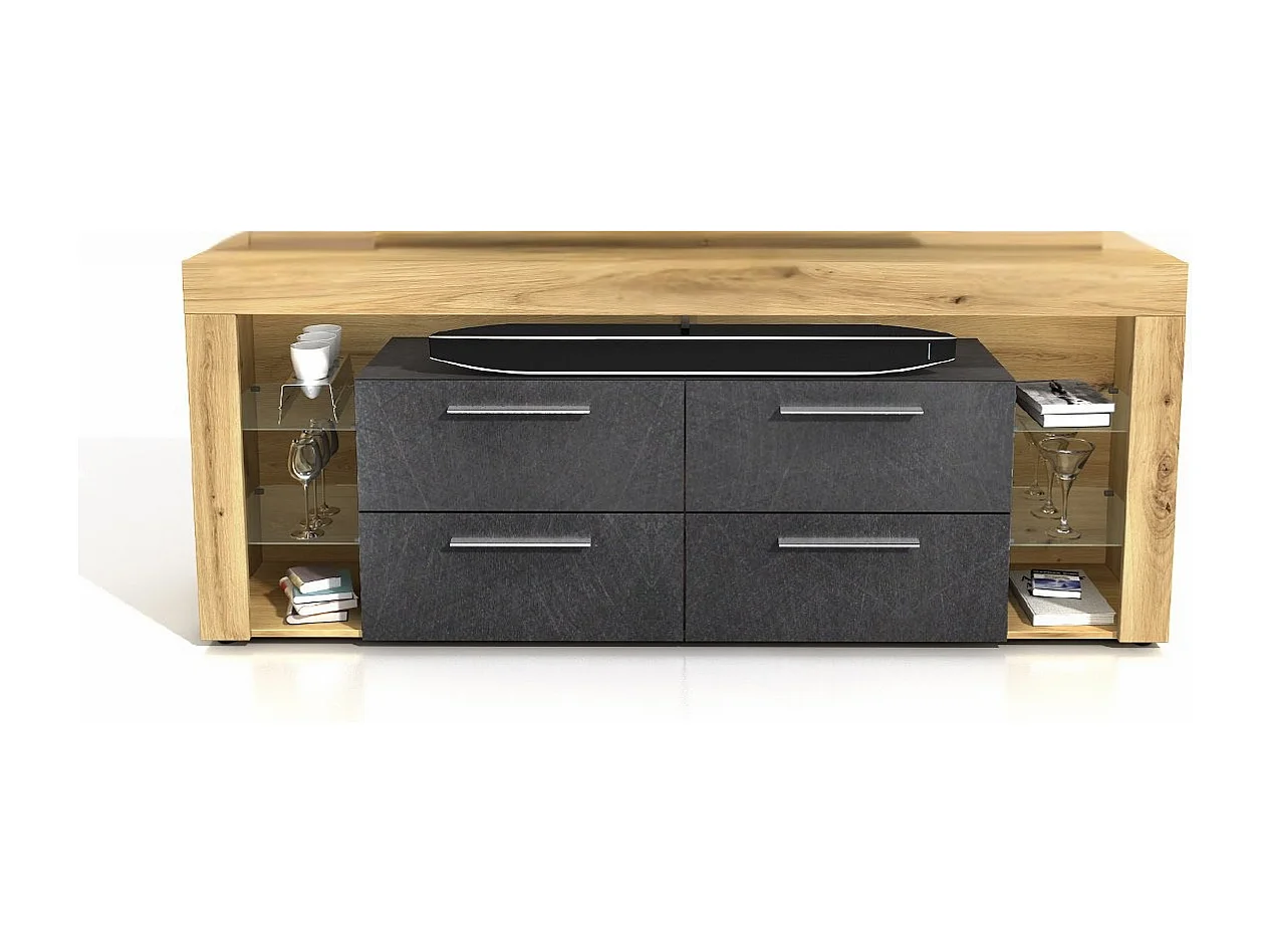 TV-meubel 4 laden 6 vakken - Vibio
