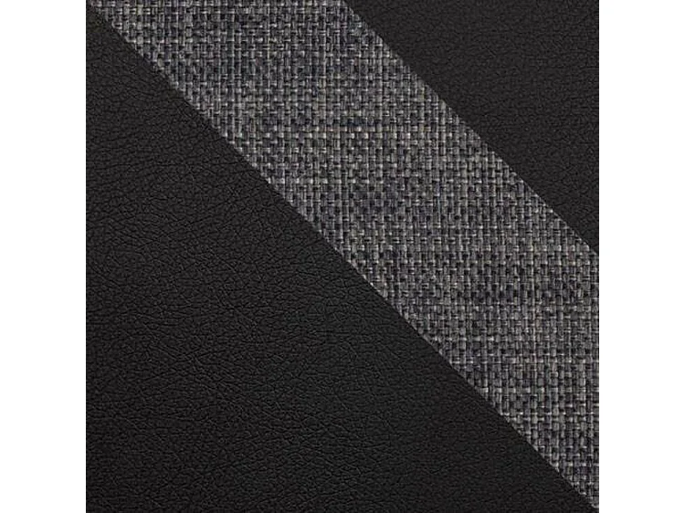 Canapé d'angle convertible 3 places en simili cuir gris