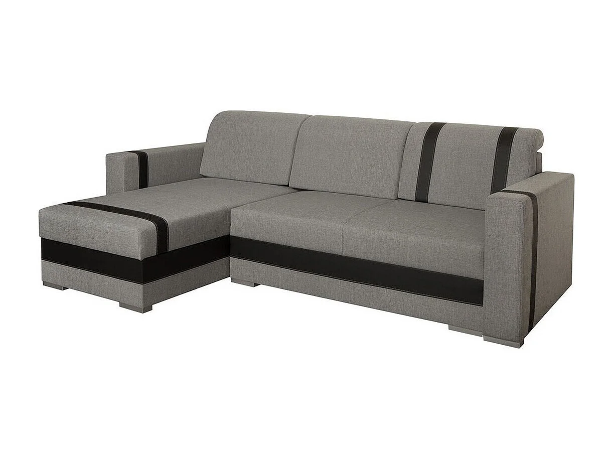 Sofá rinconero Edinburg 101, De color marrón claro, Función de descanso, Almacenaje, 82cm