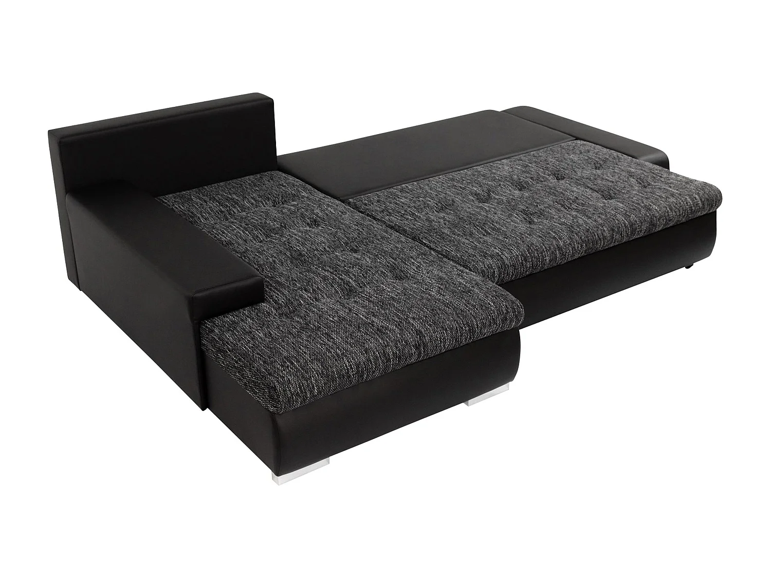 Canapé d'angle Comfivo Nitor, Gris foncé, Disponible, 265x185x85cm