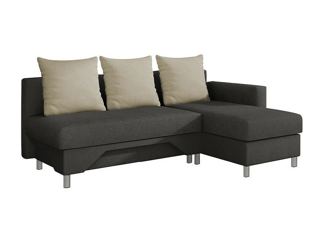 Sofá rinconero Akron 100, Marrón, Función de descanso, Almacenaje, 215x133x95cm