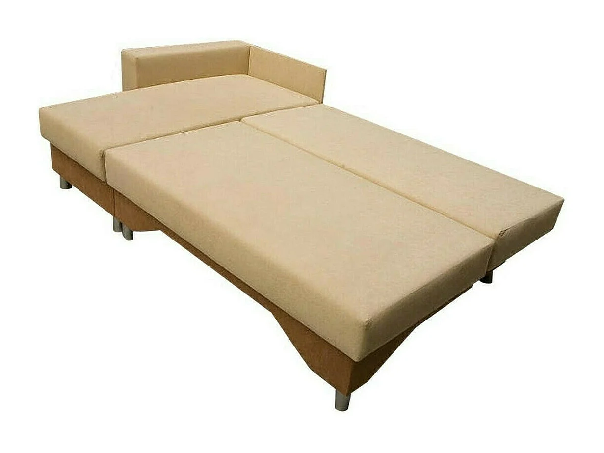 Sofá rinconero Akron 100, Marrón, Función de descanso, Almacenaje, 215x133x95cm