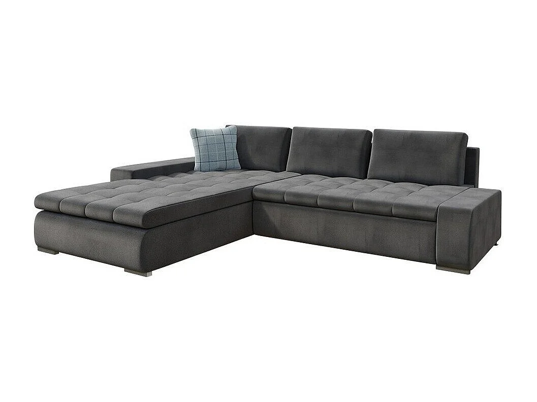 Canapé d'angle Comfivo 147, Gris, Disponible, 302x213x80cm