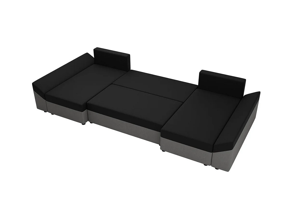 Sofá de canto Memphis 105, Verde, Funcionalidade de dormir, 32x14x8cm