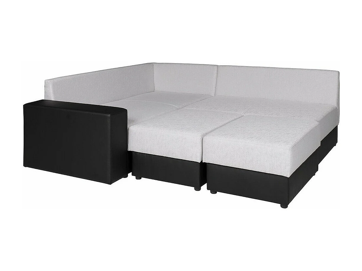 Sofá rinconero Providence 120, Gris, 209x188x84cm