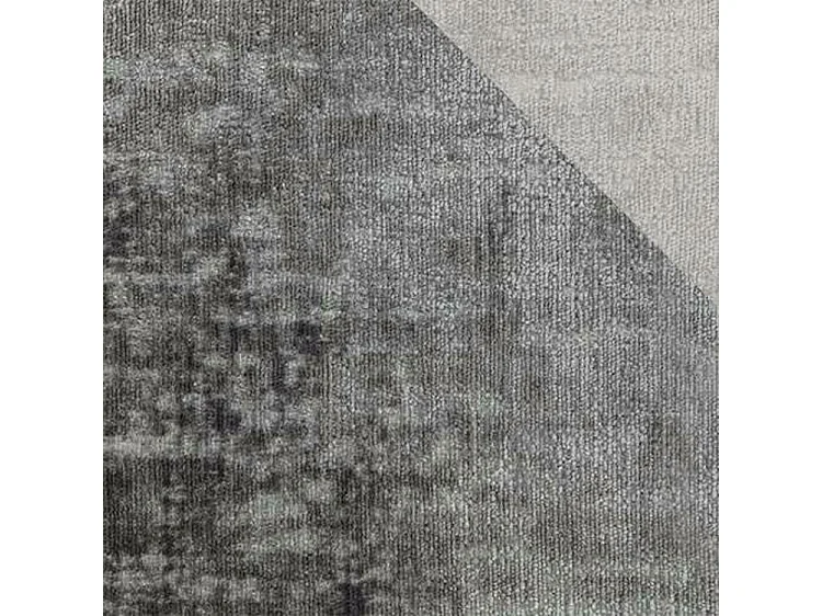 Canapé d'angle convertible 3 places en tissu gris 360x160x75 cm