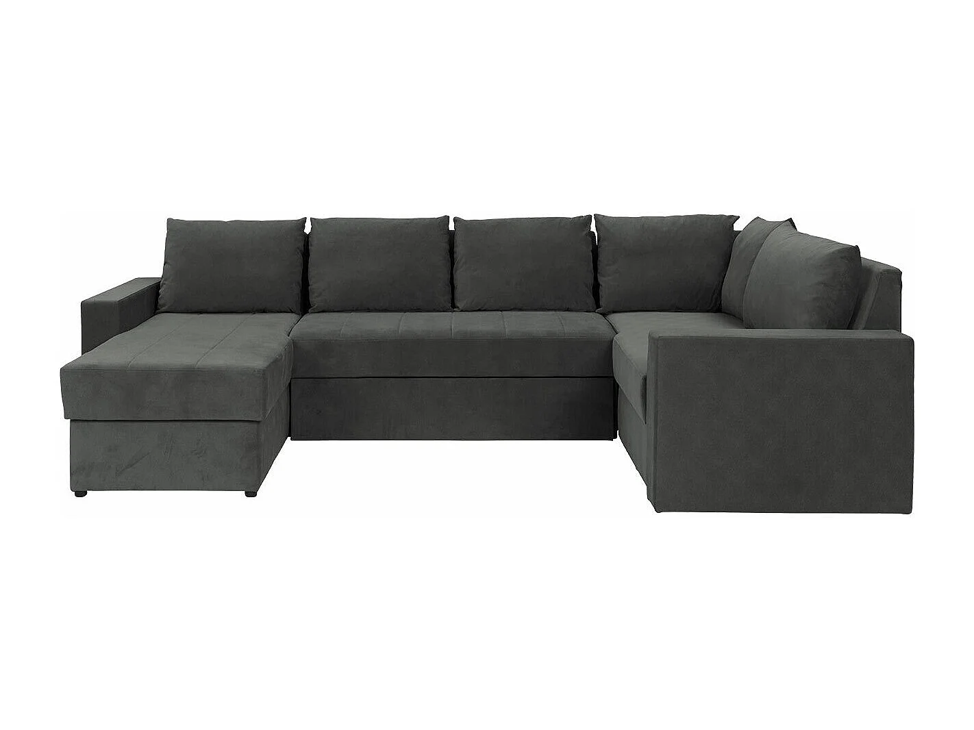 Sofá rinconero Providence 144, Gris, Función de descanso, Almacenaje, 300x188x89cm