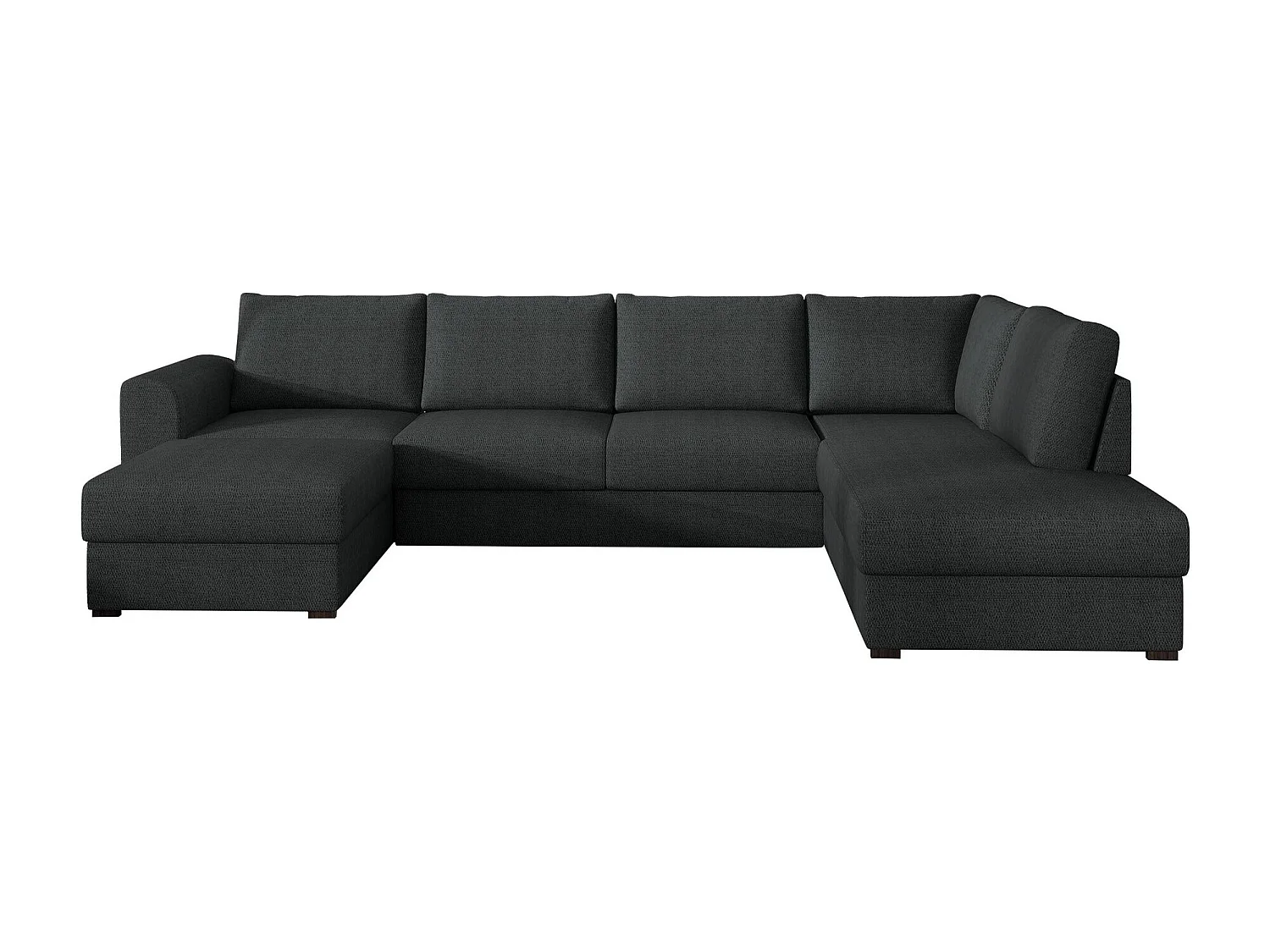 Sofá rinconero Comfivo 189, Gris, Función de descanso, Almacenaje, 305x188x85cm