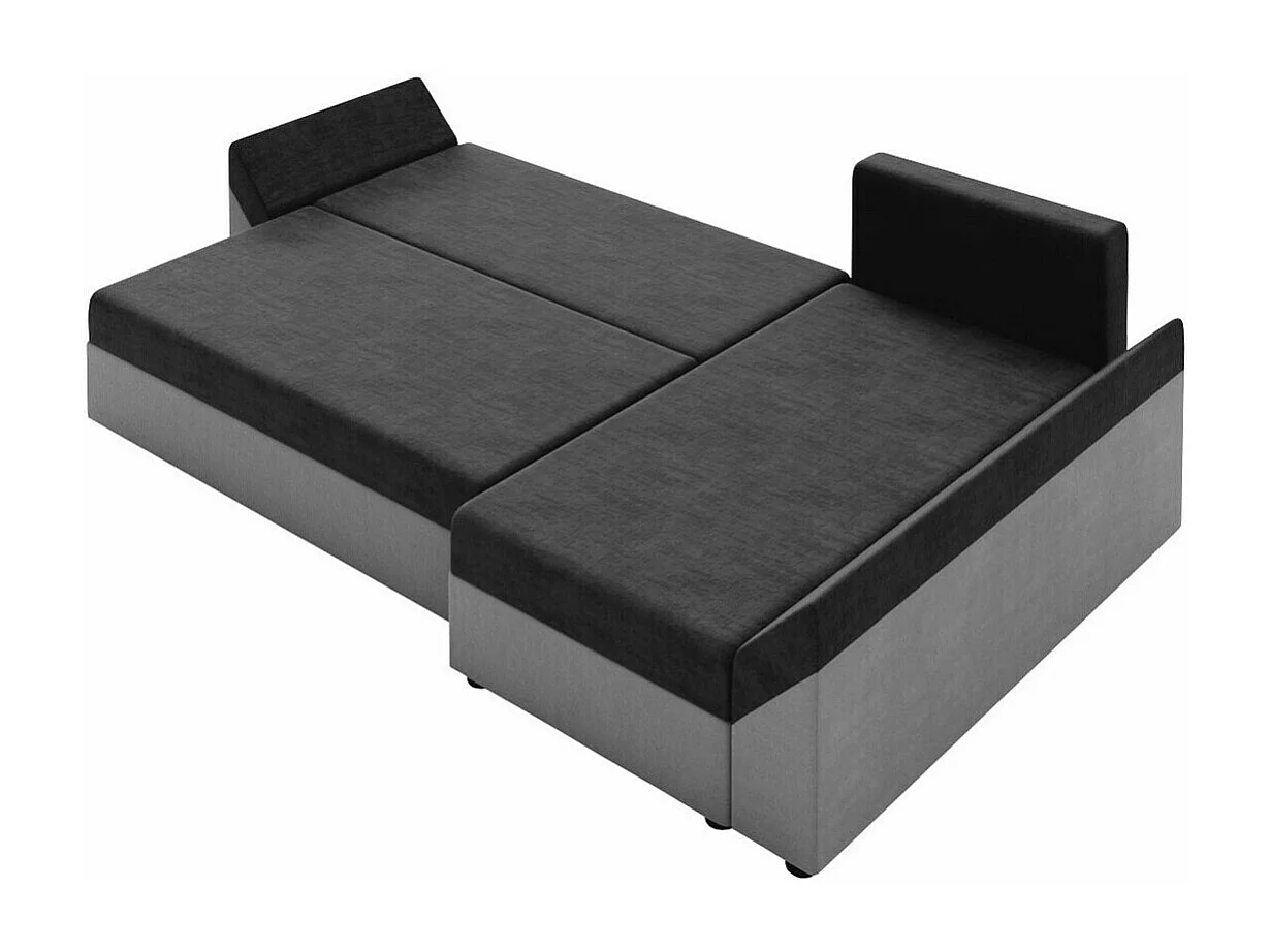 Canapé d'angle Memphis 130, Bleu, Disponible, 240x140x82cm