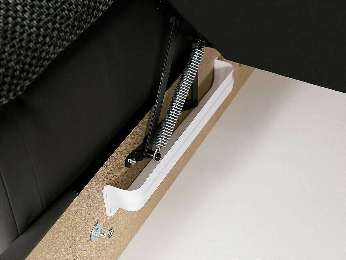 Canapé d'angle Comfivo 114, Brun clair, Fonction de couchage, Boîte de literie, 348x205cm