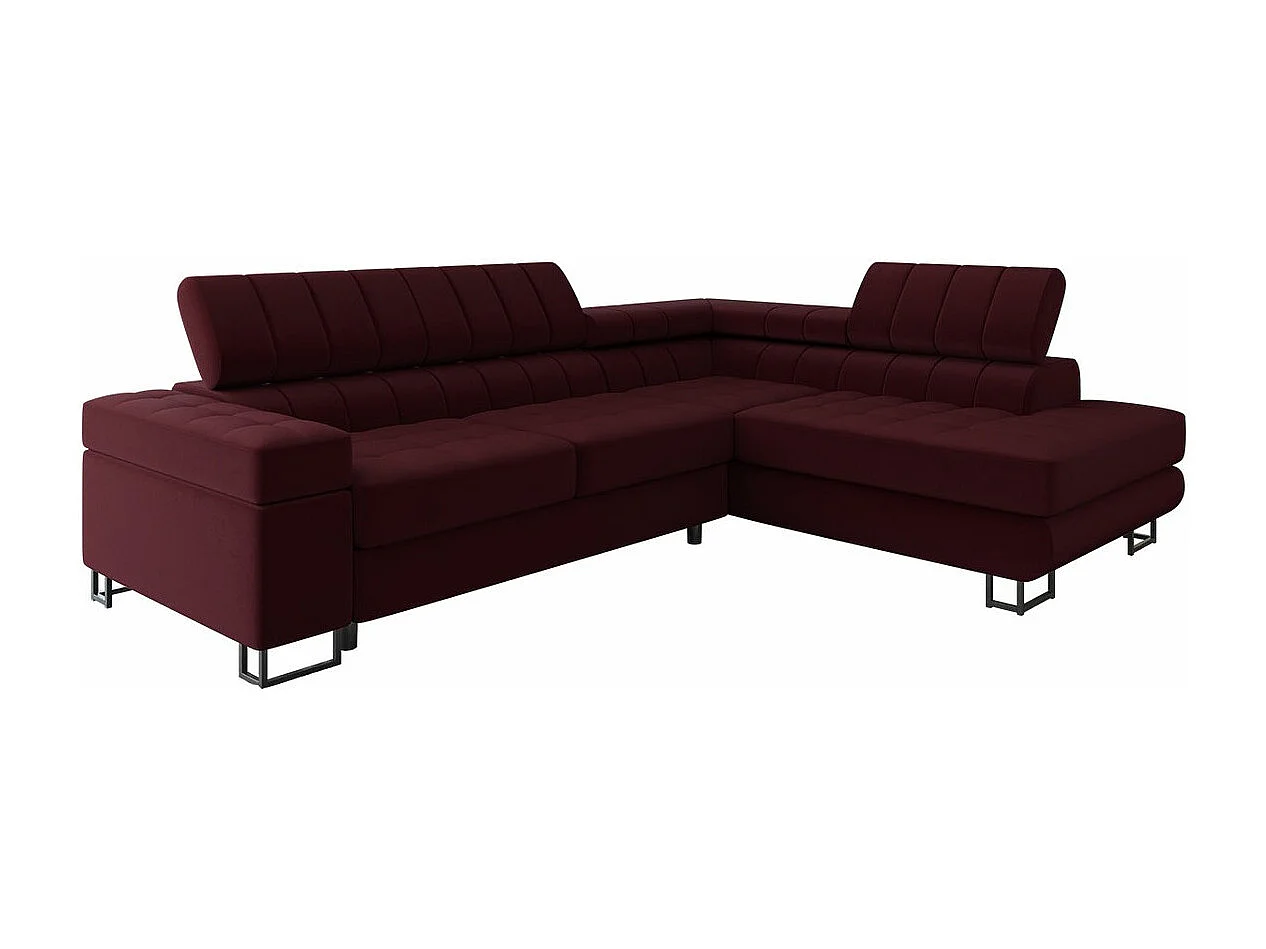 Canapé d'angle Comfivo 247, Pourpre, Disponible, 271x203x71cm