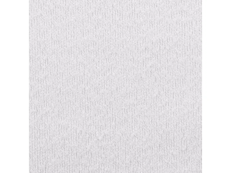 Canapé d'angle convertible 3 places en tissu blanc 360x160x75 cm