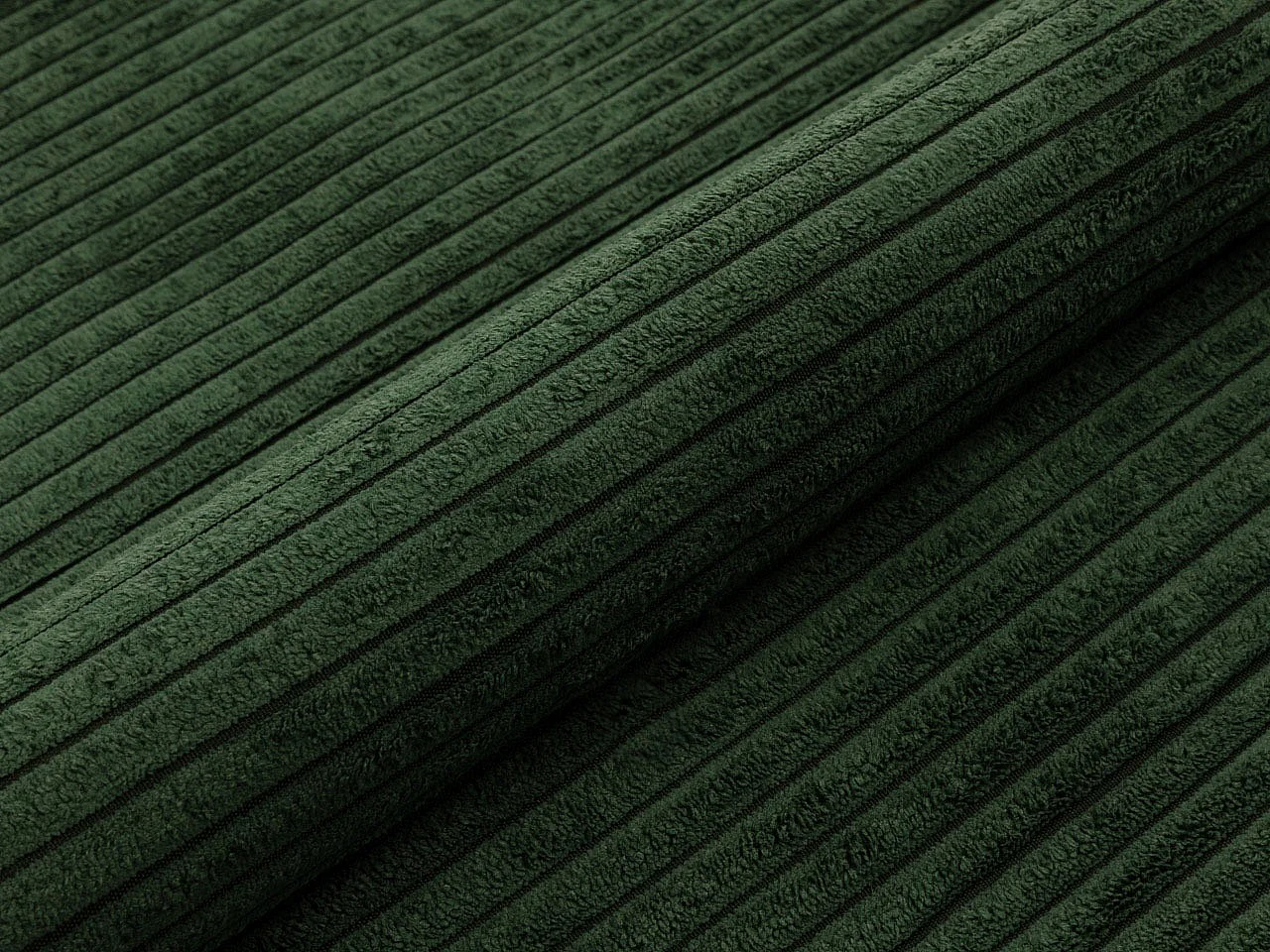 Sofá rinconero Memphis 123, Verde, Función de descanso, Almacenaje, 242x139x83cm