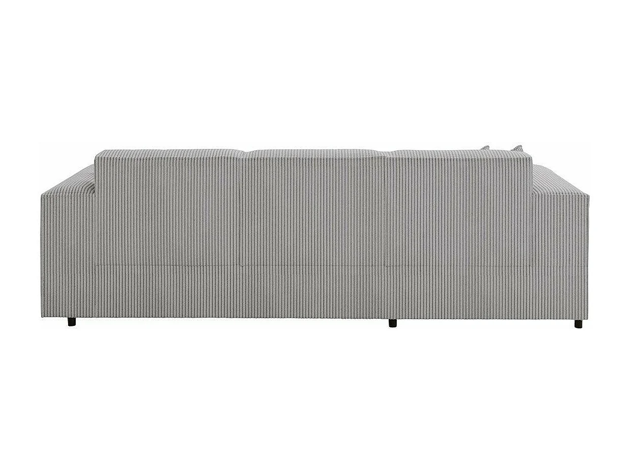 Sofá rinconero Clovis 116, Gris, Función de descanso, Almacenaje, 253x166x79cm