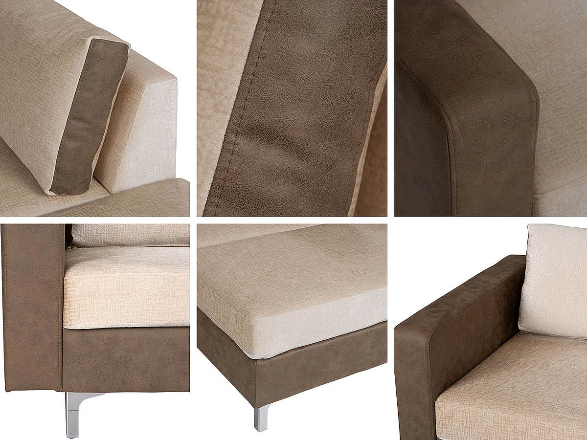 Sofá de canto Providence 138, Cinzento, Funcionalidade de dormir