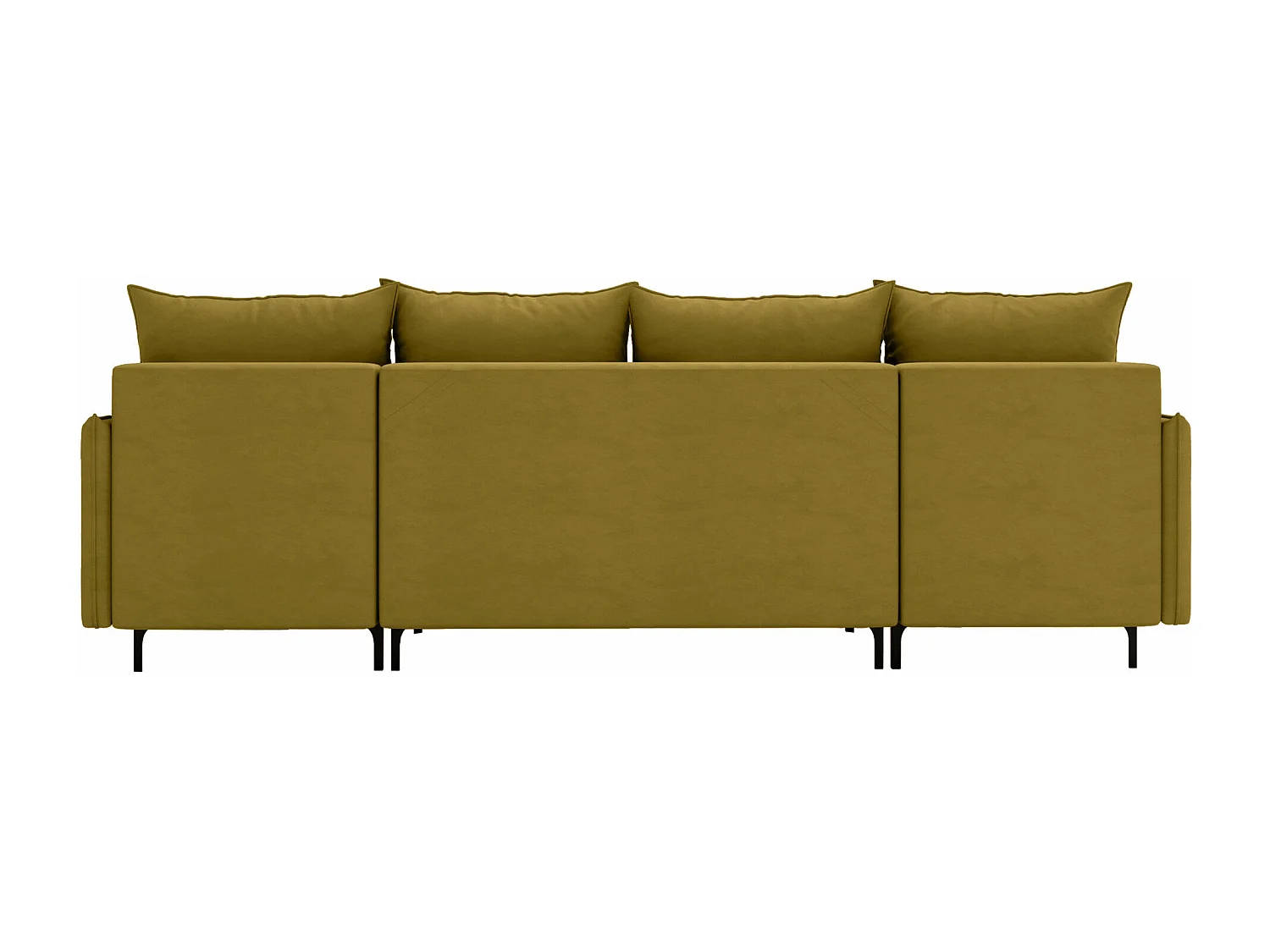 Canapé d'angle Clovis 111, Gris, Fonction de couchage, Boîte de literie, 281x168x101cm