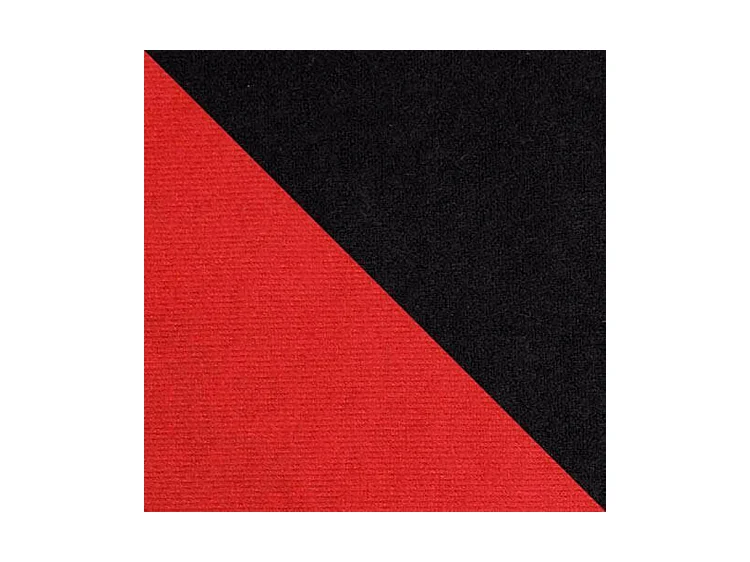 Canapé d'angle Comfivo 233, Rouge, Fonction de couchage, Boîte de literie, 304x140x80cm