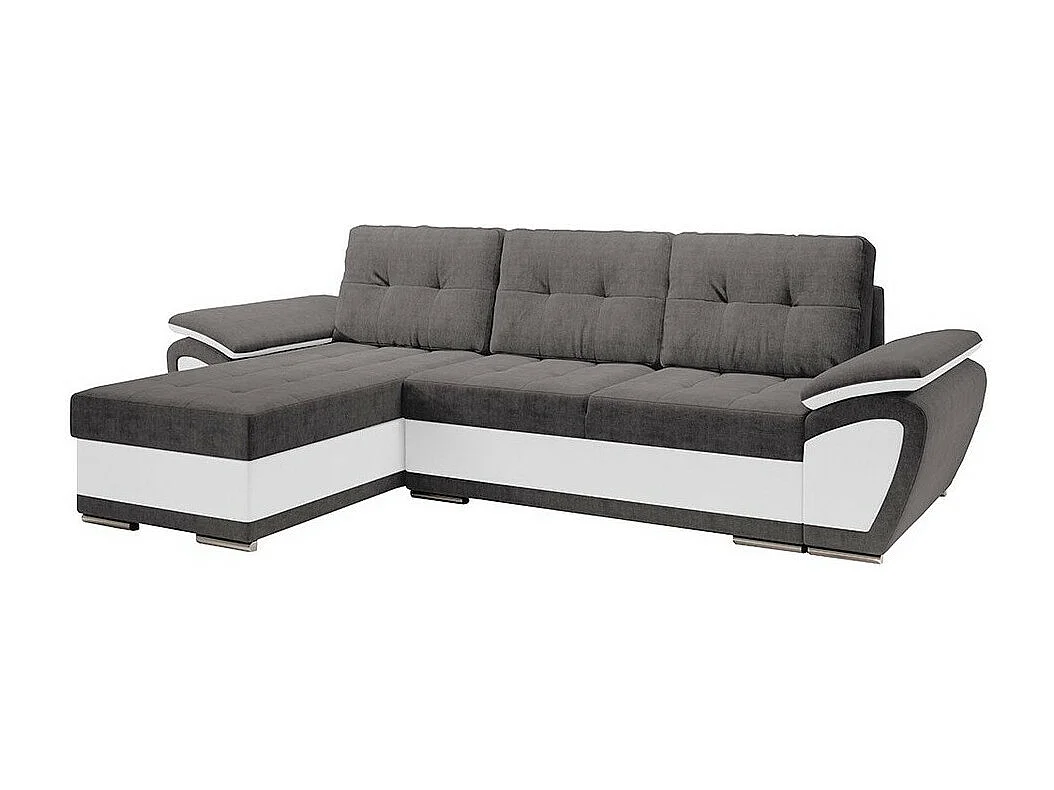 Canapé d'angle Arvada 114, Gris, Disponible, 267x156x97cm