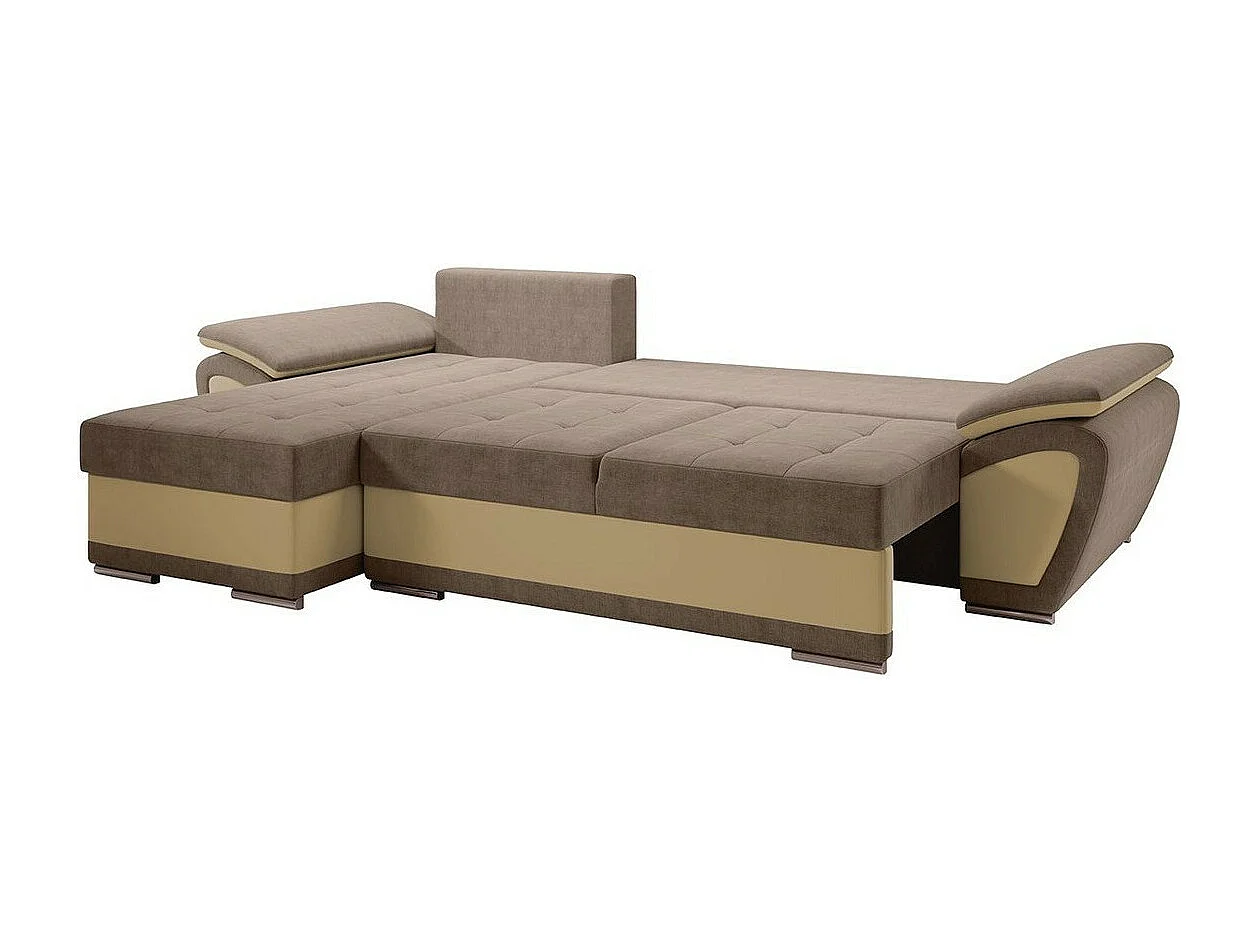 Canapé d'angle Arvada 114, Gris, Disponible, 267x156x97cm