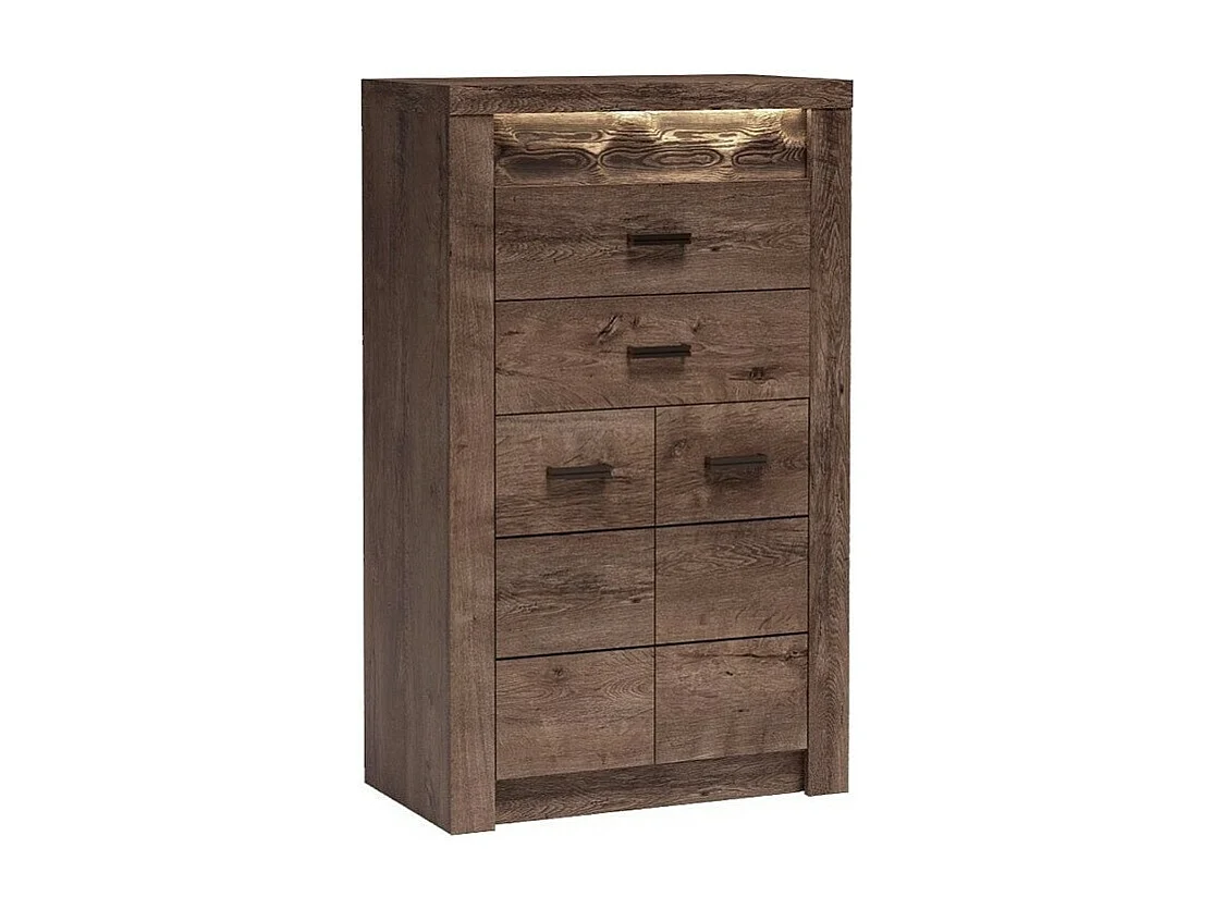 Cómoda Serfeno 103, Com gavetas e portas, Número de gavetas: 2