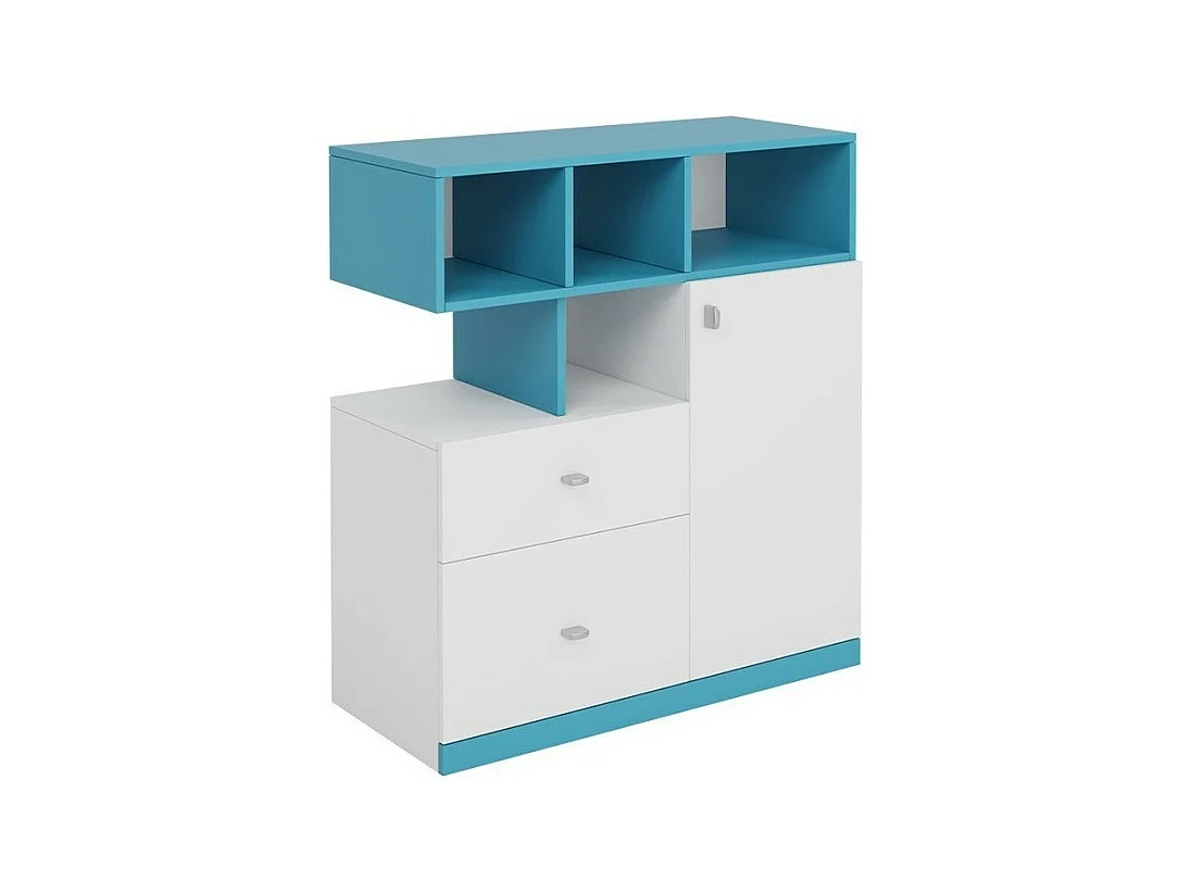 Cómoda Omaha E108, Com gavetas e portas, Número de gavetas: 2