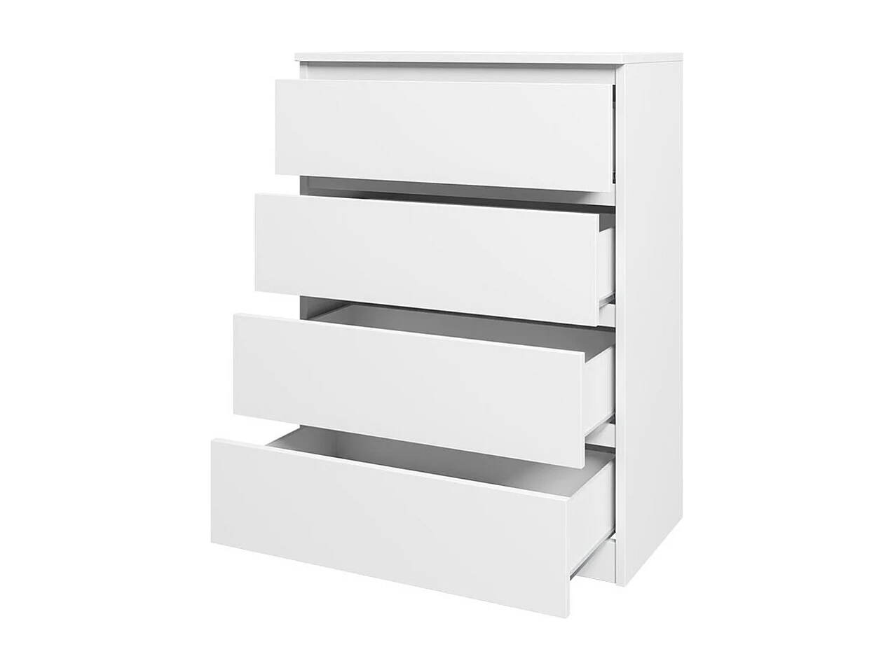 Cassettiera Comfivo 160, Bianco, Con cassetti, Numero di cassetti: 4.00, 100x70x40cm