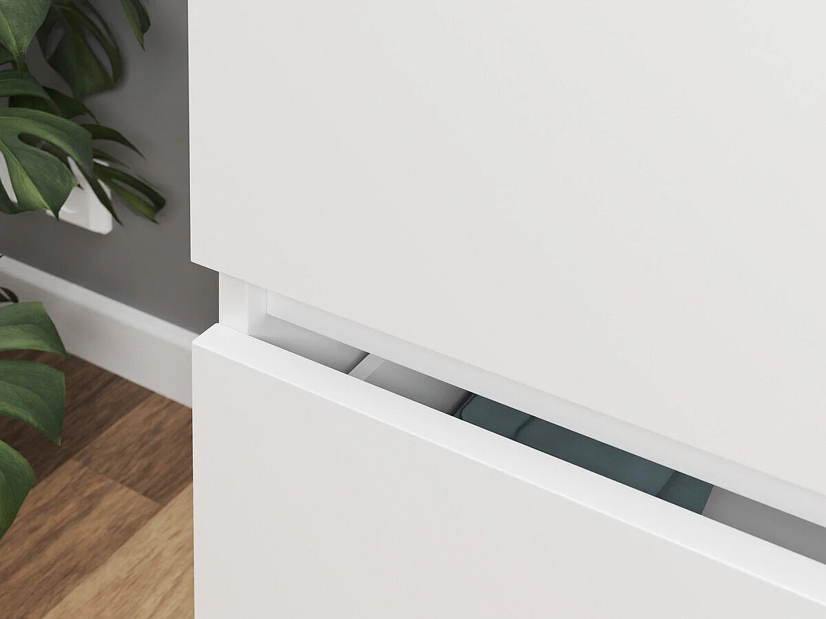 Cassettiera Comfivo 160, Bianco, Con cassetti, Numero di cassetti: 4.00, 100x70x40cm