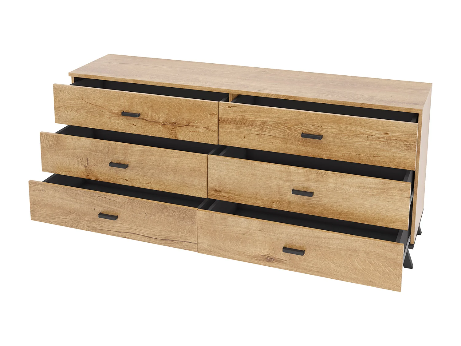 Cómoda Talsere 104, Com gavetas, Número de gavetas: 6, 8x18x4cm