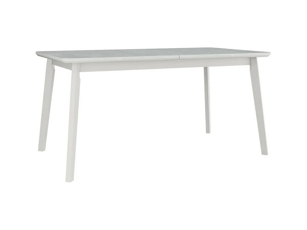 Table Victorville 185, Blanc, 75x90x160cm, Allongement, MDF, Bois