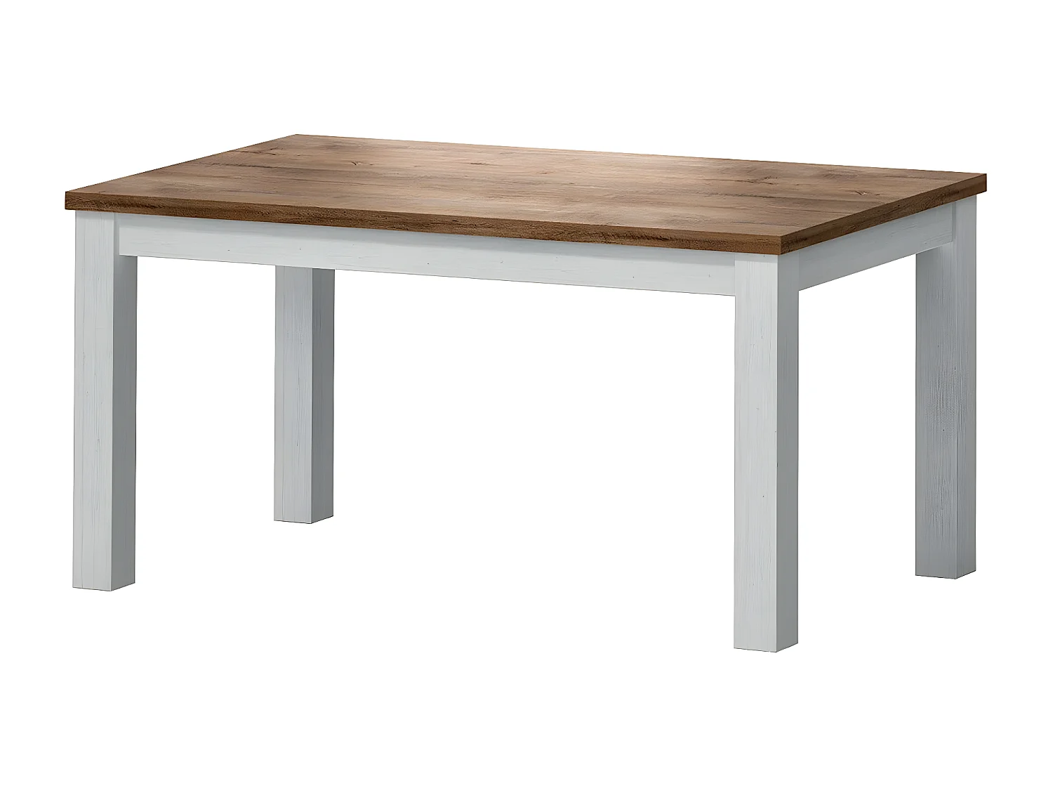 Table Ferdore 115, Pin Anderson|Chêne de Lefkas, 80x90x160cm, Allongement, Stratifié