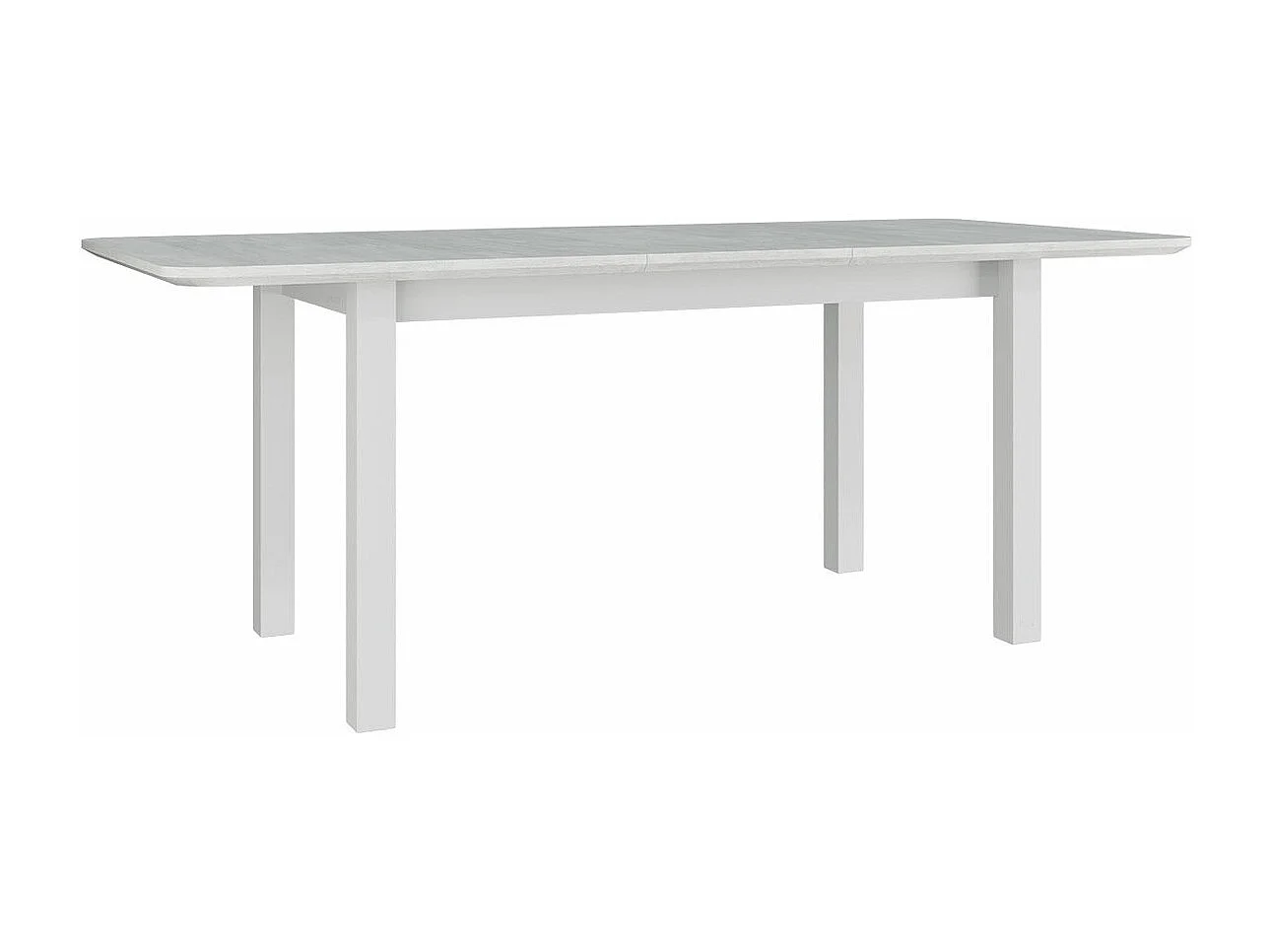 Table Victorville 118, Noix, 76x90x160cm, Allongement, Placage de bois naturel, Bois