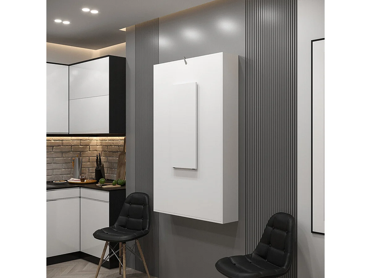 Mesa abatible Hartford 428, Placa de aglomerado laminado, 73x85x130cm