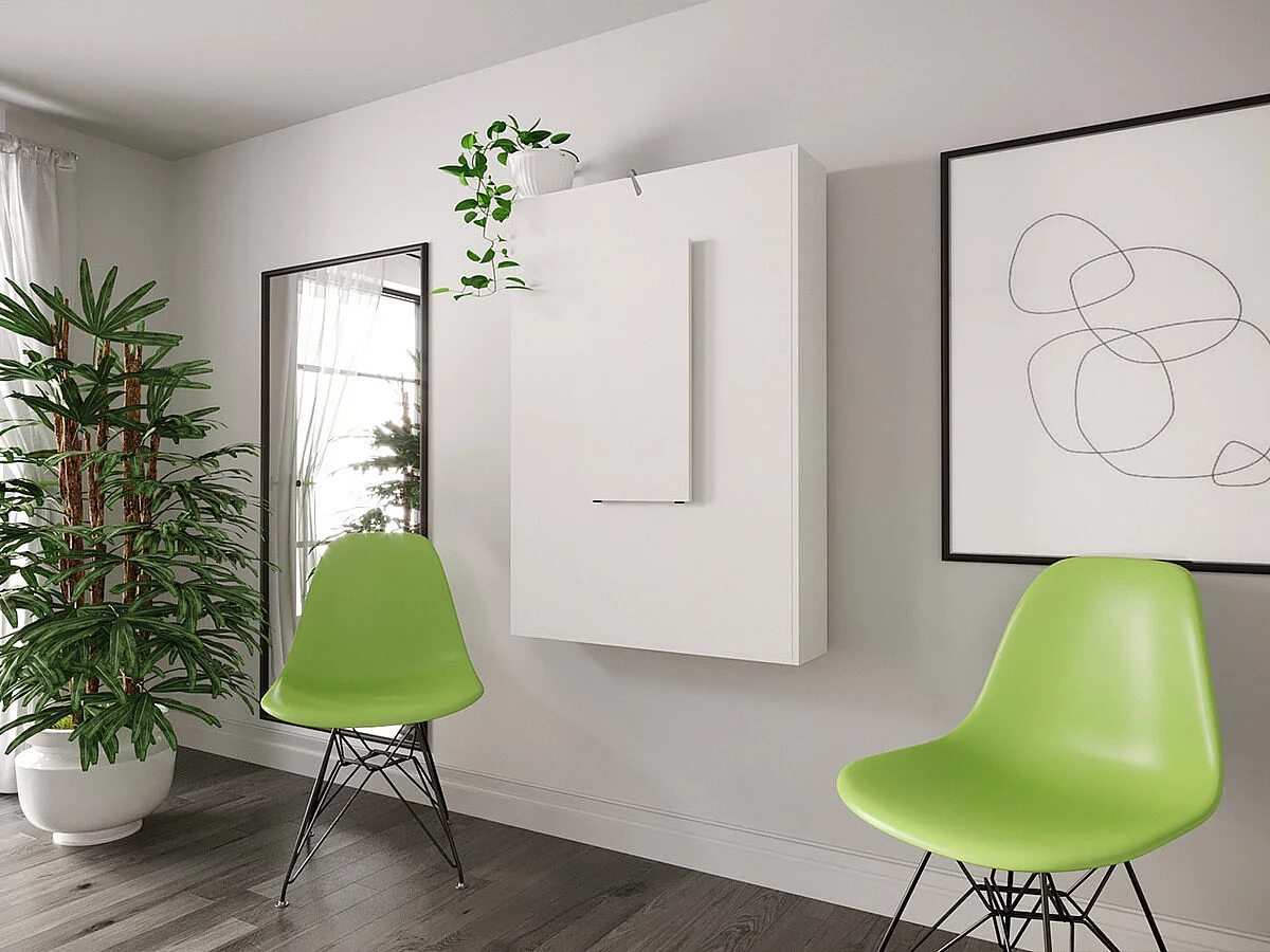 Table Hartford 428, Blanc, 73x80x130cm, Stratifié