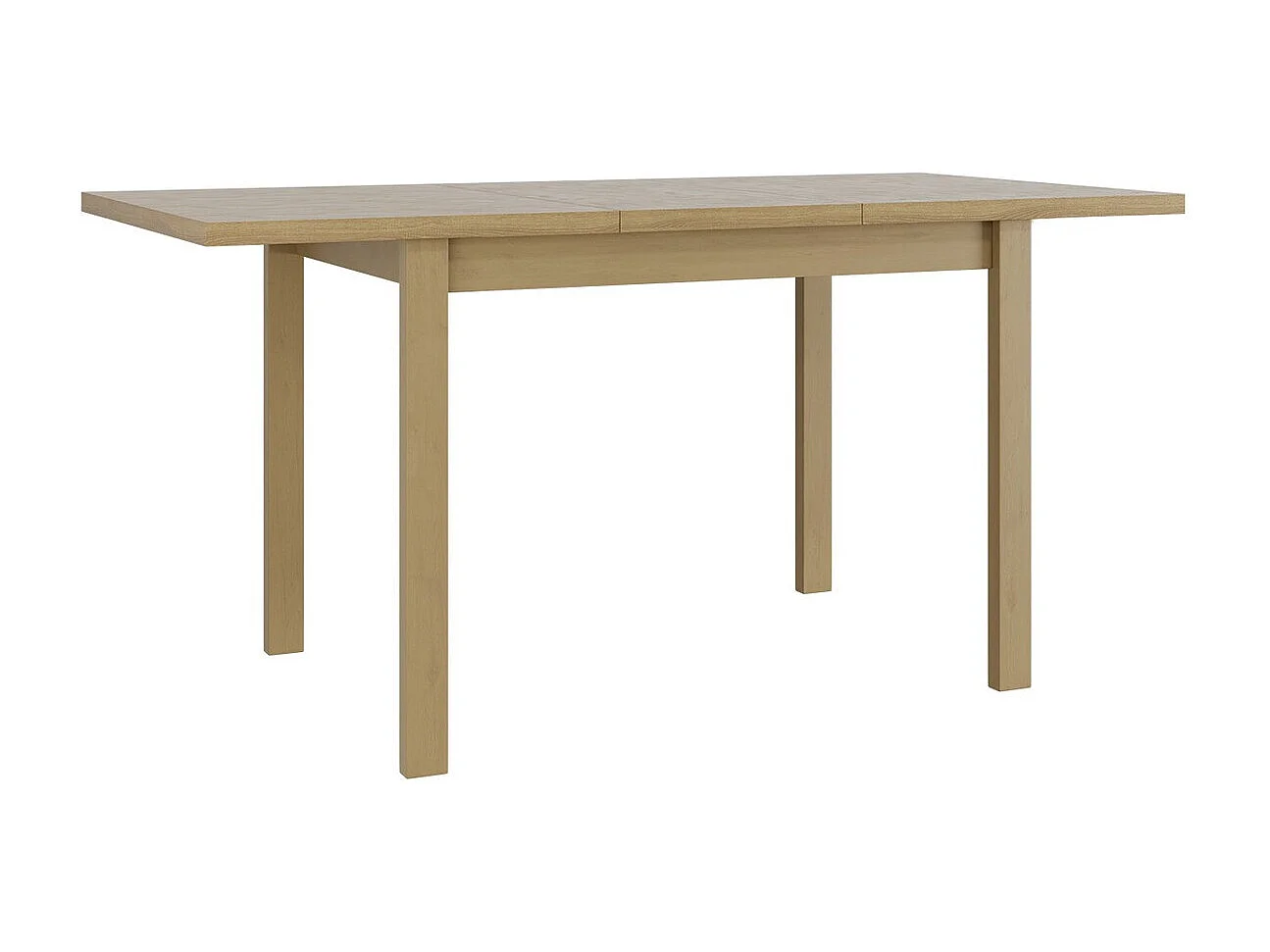 Table Victorville 111, Blanc, 75x70x120cm, Allongement, Stratifié, Bois