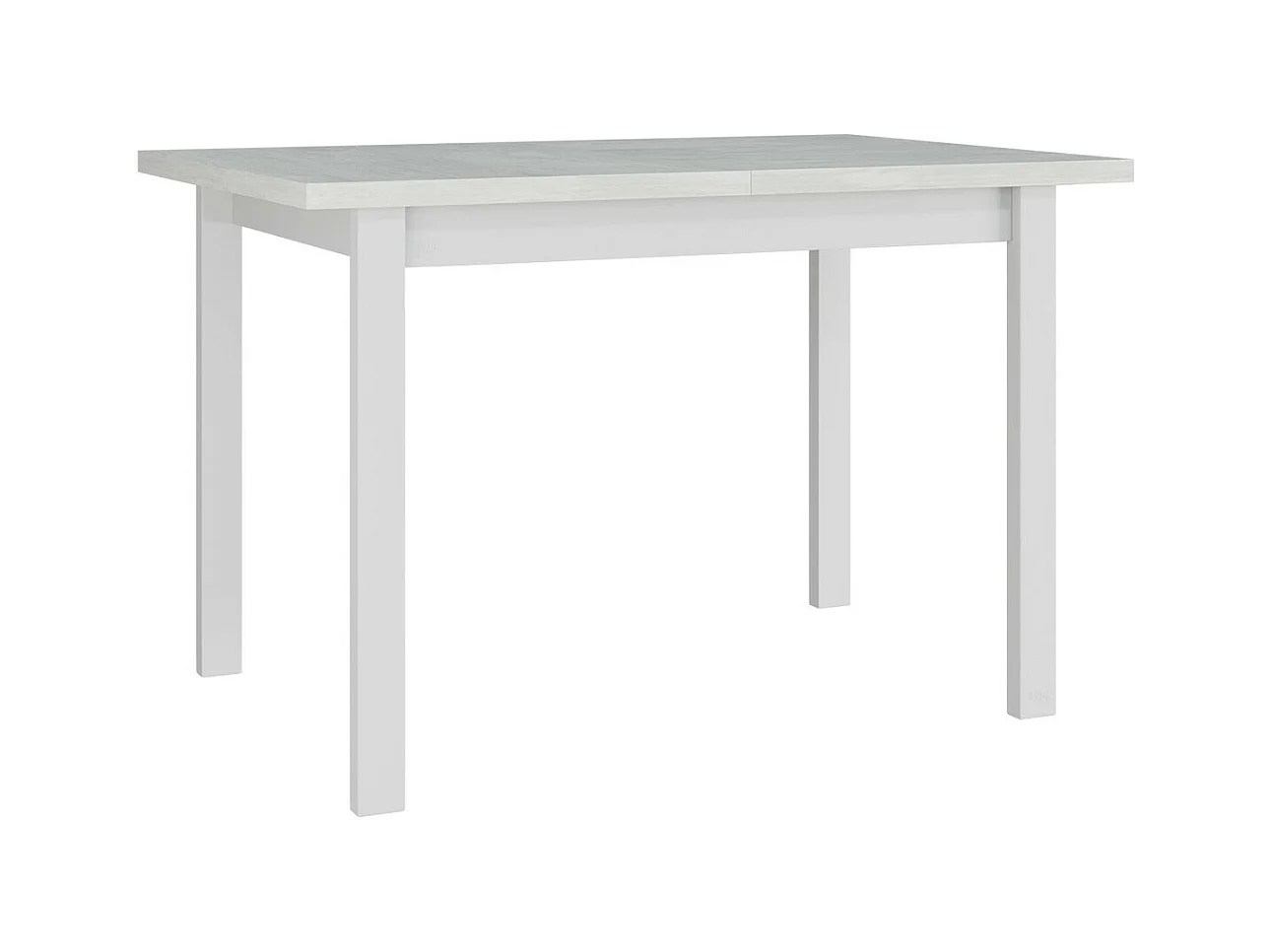 Table Victorville 111, Blanc, 75x70x120cm, Allongement, Stratifié, Bois
