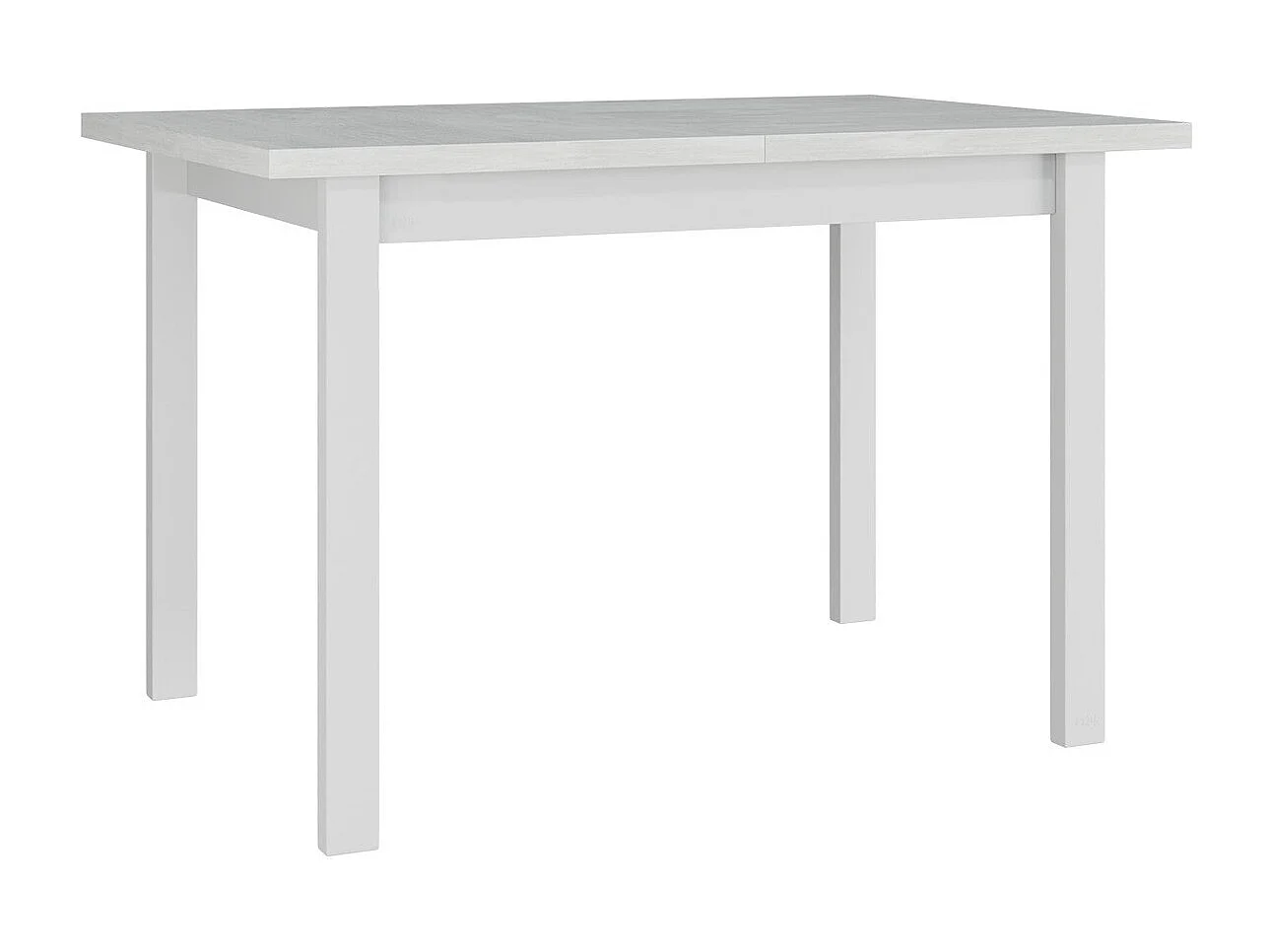 Table Victorville 111, Blanc, 75x70x120cm, Disponible, Stratifié, Bois