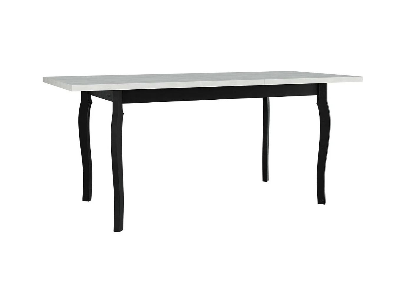 Table Victorville 331, Chêne petit-fils|Noir, 78x80x140cm, Allongement, Stratifié, Bois