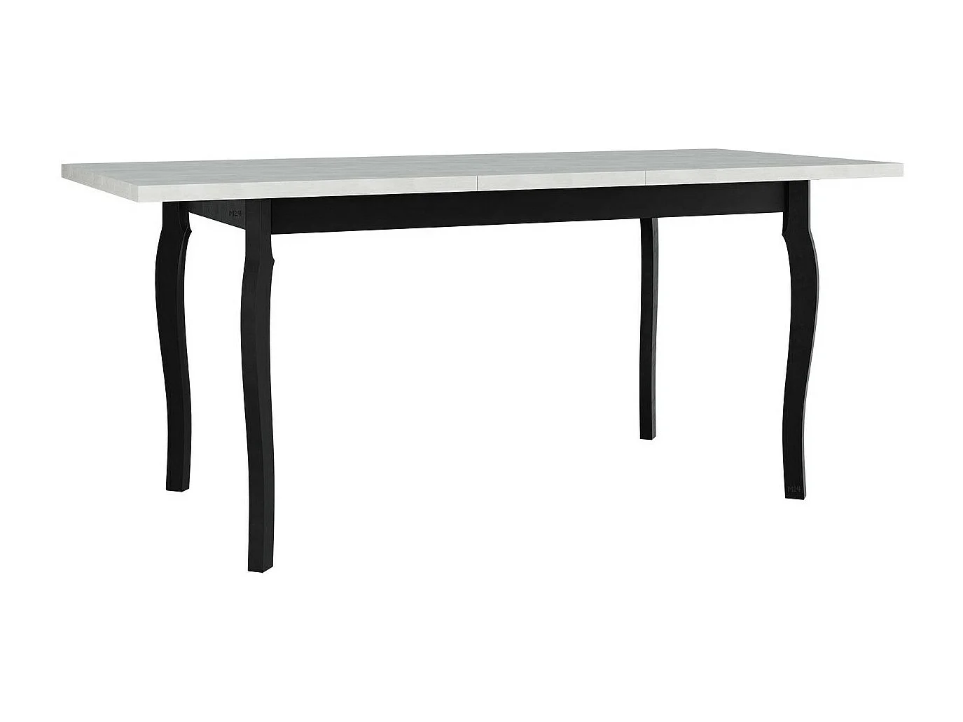 Table Victorville 331, Sonoma chêne|Noir, 78x80x140cm, Allongement, Stratifié, Bois