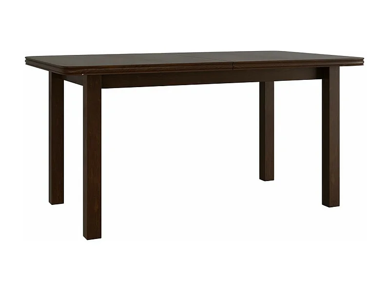 Tavolo Victorville 104, Noce, 76x90x160cm, Con, Impiallacciatura di legno naturale, Legno