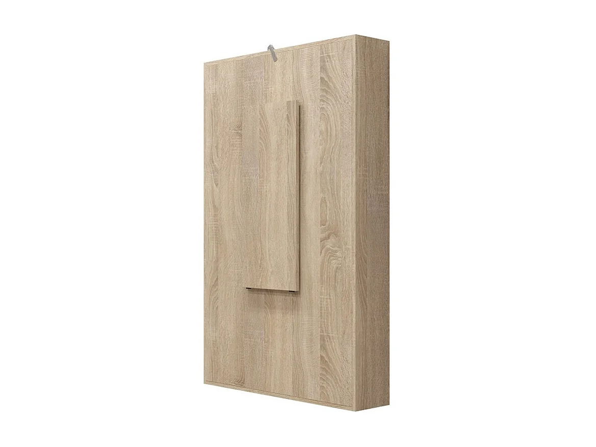 Table Hartford 428, Sonoma chêne, 73x80x130cm, Stratifié