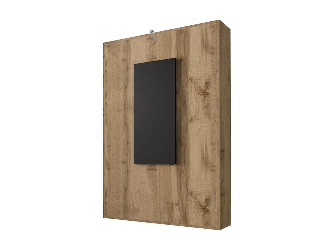 Table Hartford 428, Noir|Wotan chêne, 73x80x130cm, Stratifié