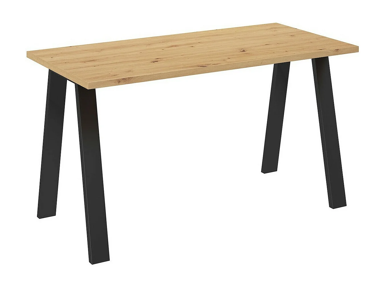 Mesa Tucson 140, Roble Artisan, 75x67x138cm, Aglomerado laminado, Metal