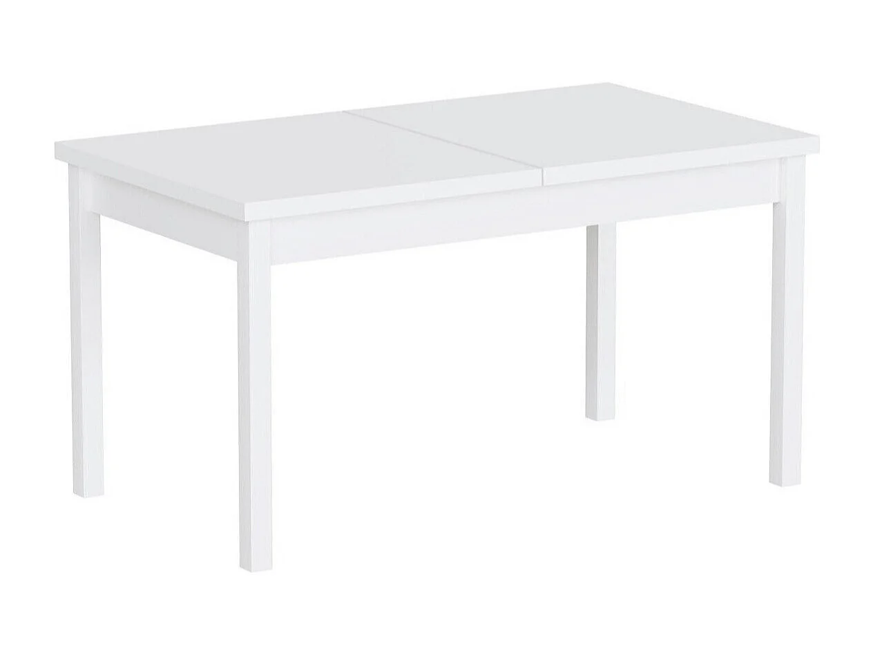 Table Victorville 126, Blanc, 78x80x140cm, Disponible, Stratifié, Bois